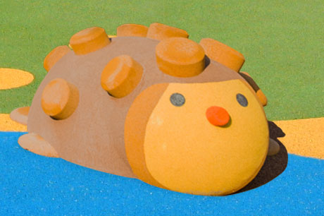 animal 3d epdm en caoutchouc sur une aire de jeux
